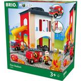 Lights Play Set BRIO World Central Fire Station 33833