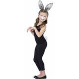 False Noses & Ears Accessories Fancy Dress Smiffys Bunny Kit Grey