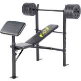 Exercise Bench Set Opti Bench with 30kg Weights