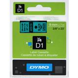 Label Makers & Labeling Tapes Dymo Label Cassette D1 Black on Green 0.9cmx7m