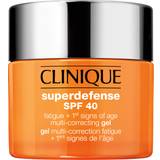 Vitamins Facial Creams Clinique Superdefense Fatigue + 1st Signs of Age Multi-Correcting Gel SPF40 50ml