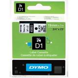 Dymo Label Cassette D1 Black on White 1.9cmx7m