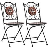 Metal Patio Chairs Garden & Outdoor Furniture vidaXL 46714 2-pack Garden Dining Chair