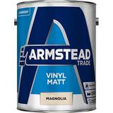 Armstead Trade Vinyl Matt Ceiling Paint, Wall Paint Magnolia 5L