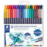 Brush Pens Staedtler 3001 Double Ended Watercolour Brush Pen 36-pack