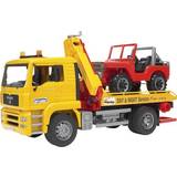 Construction Sites Toy Cars Bruder Man TGA Breakdown Truck With Cross Country Vehicle 2750