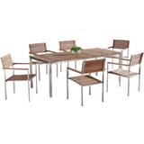 Beliani Viareggio Patio Dining Set, 1 Table incl. 6 Chairs
