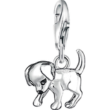 Thomas Sabo Charm Club Puppy Dog Charm - Silver/Black
