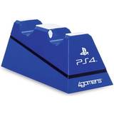 4gamers Batteries & Charging Stations 4gamers Playstation 4 Dual Charge 'n' Stand - Blue