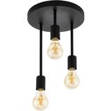 Dimmable Ceiling Lamps Eglo Wilmcote Ceiling Flush Light 28cm