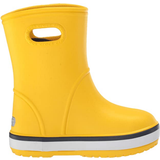 Crocs Kid's Crocband Rain Boot - Yellow/Navy