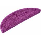 Purple Stair Carpets vidaXL 133897 15-Pack Purple 20x56cm