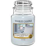 Blue Scented Candles Yankee Candle A Calm & Quiet Place Large Scented Candle 623g