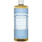 Children Skin Cleansing Dr. Bronners Pure-Castile Liquid Soap Baby Unscented 946ml