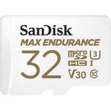 SanDisk Max Endurance microSDHC Class 10 UHS-I U3 V30 100/40MB/s 32GB +SD adapter
