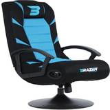 Fabric Gaming Chairs Brazen Gamingchairs Pride 2.1 Bluetooth Surround Sound Gaming Chair - Black/Blue