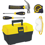 Metal Toy Tools Stanley Jr Kids' Construction Tool Set with Toolbox