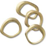 Brass Napkin Rings Ferm Living Flow Napkin Ring 4pcs