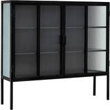 Nordal Groovy Glass Cabinet 130x120cm