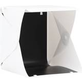 Tables & Light Tents vidaXL Folding LED Photo Studio Light Box 23x25x25 cm White