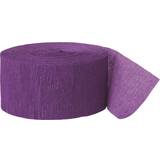 Unique Party Crepe Paper Purple 24m