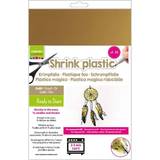 Vaessen Shrink Plastic A4 Gold 4 sheets