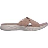 Textile Sandals Skechers On the GO 600 Glistening - Rosegold