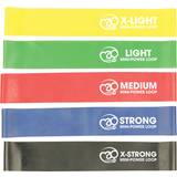 Blue Resistance Bands Fitness-Mad Mini Power Loops Set 5-Pack