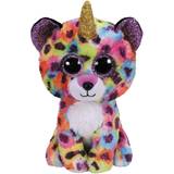 Leopards Soft Toys TY Beanie Boos Giselle Leopard with Horn 15cm