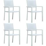 Plastic Garden Chairs vidaXL 47888 4-pack Garden Dining Chair