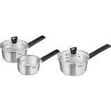 Tefal Cookware Tefal Simpleo Stainless Steel Cookware Set with lid 3 Parts