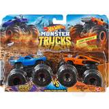 Toy Cars Hot Wheels Monster Trucks 1:64 Demo Doubles 2 Pack