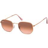 Copper Sunglasses Ray-Ban Hexagonal Flat RB3548N 9069A5