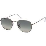 Steel Sunglasses Ray-Ban Hexagonal Flat RB3548N 004/71