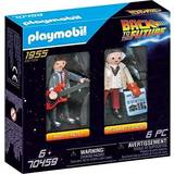 Play Set Playmobil Back to the Future Marty Mcfly & Dr. Emmet Brown 70459