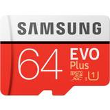 Samsung 64 GB Memory Cards Samsung Evo Plus 2020 microSDXC MC64HA Class 10 UHS-I U1 64GB
