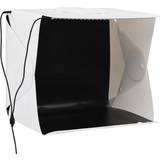 Tables & Light Tents vidaXL Folding LED Photo Studio Light Box 40x34x37 cm Plastic White