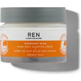 REN Clean Skincare Facial Creams REN Clean Skincare Overnight Glow Dark Spot Sleeping Cream 50ml