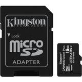 Kingston Canvas Select Plus microSDHC Class 10 UHS-I U1 V10 A1 100MB/s 16GB +Adapter (2-pack)