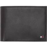 Note Compartments Wallets Tommy Hilfiger Eton Leather Credit Card & Coin-Pocket Wallet - Black
