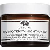 Mineral Oil Free Facial Creams Origins High-Potency Night-A-Mins Resurfacing Cream 50ml