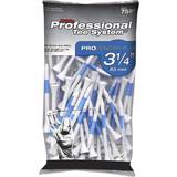White Golf Accessories Pride Professional Tee System PTS Wooden Tees 83mm 75-pack