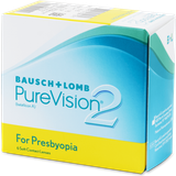 Progressive Lenses Contact Lenses Bausch & Lomb PureVision 2 for Presbyopia 6-pack