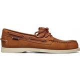 Slip-On Boat Shoes Sebago Dockside Portland Leather M - Brown Tan