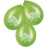 Boland Latex Ballon St Patrick's Day Green/White 6-pack