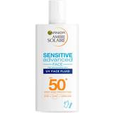 Fragrance Free - Sun Protection Face Garnier Ambre Solaire Sensitive Advanced UV Face Fluid SPF50+ 40ml