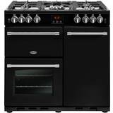 Gas Cookers Belling Farmhouse 90G Black