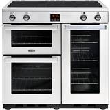 Belling 90cm Induction Cookers Belling Cookcentre 90Ei Stainless Steel