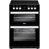 Belling Electric Ovens Ceramic Cookers Belling Cookcentre 60E Black