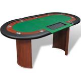 Poker Tables Table Sports vidaXL Poker Table for 10 Players with Dealer Seat